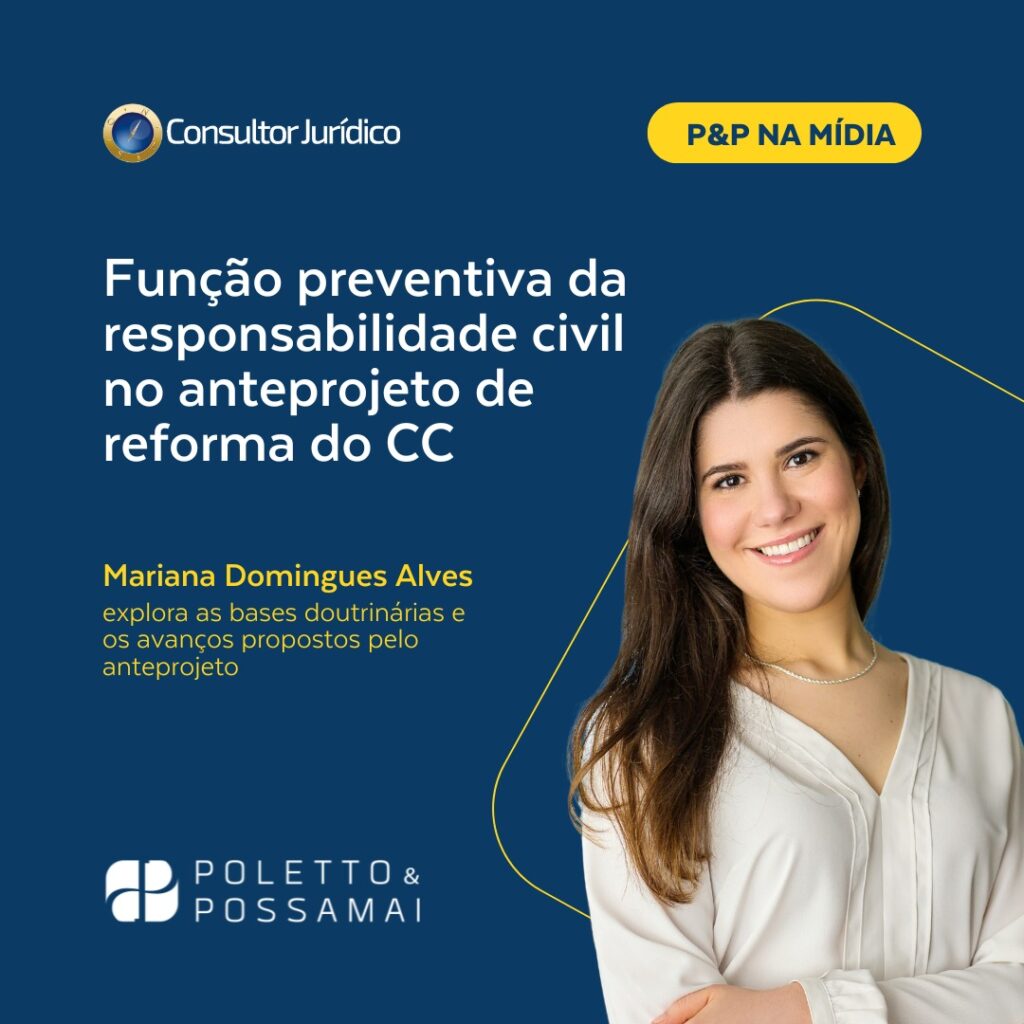 Função preventiva da responsabilidade civil no anteprojeto de reforma do Código Civil