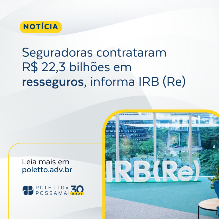 Seguradoras contrataram R$ 22,3 bilhões em resseguros, informa IRB (Re).