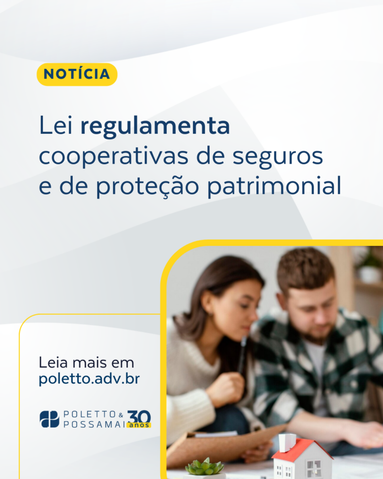 Lei regulamenta cooperativas de seguros e de proteção patrimonial