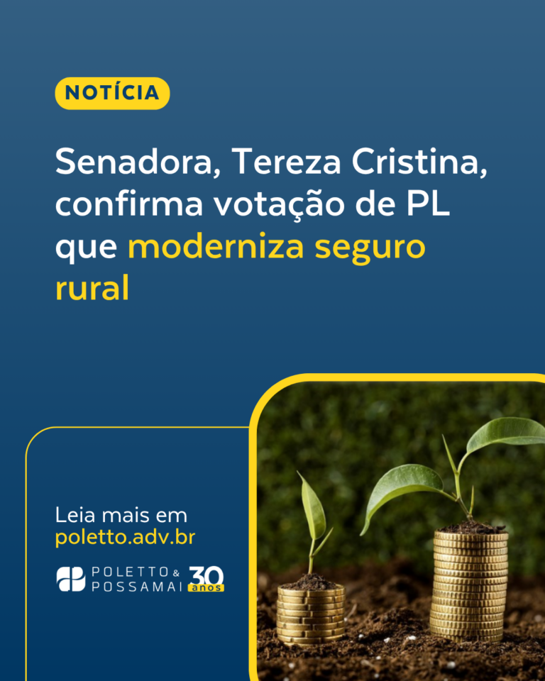 Senadora, Tereza Cristina, confirma votação de PL que moderniza seguro rural